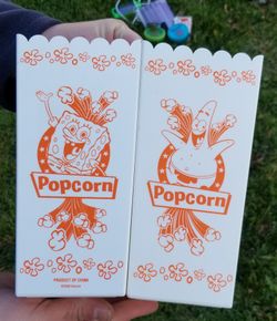 Spongebob Squarepants popcorn holders