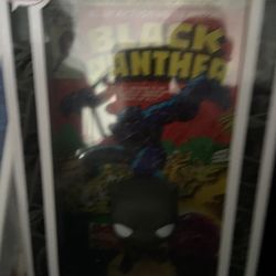 Funko Pops, Captain America, Black Panther Q