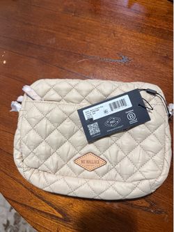 MZ Wallace Small Metro Camera Bag Buff / Ivory NWT