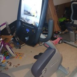 Precor recumbent bike p82 console