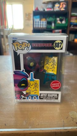 Artist Deadpool Blacklight Funko Pop