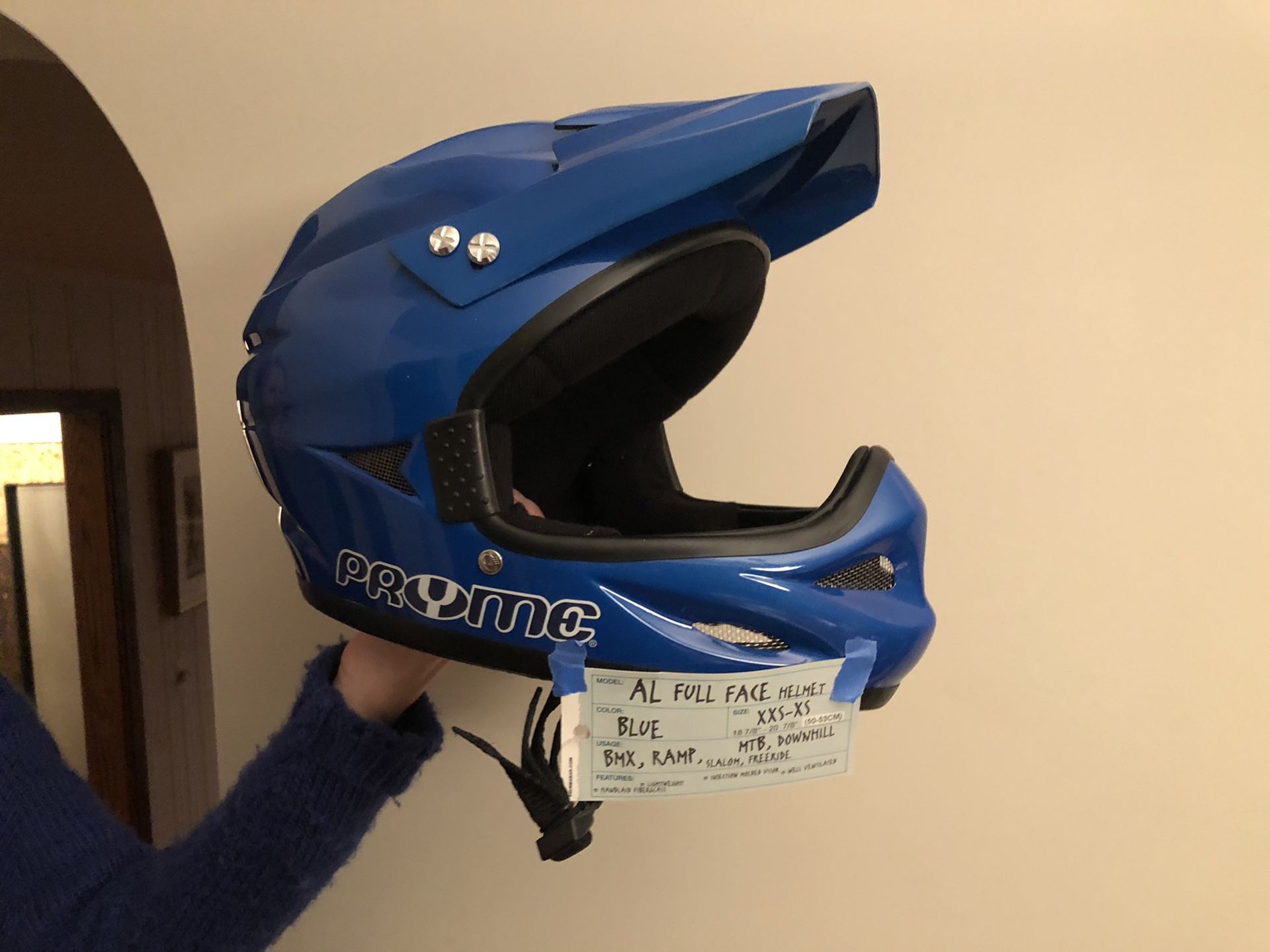 Dirt bike helmet