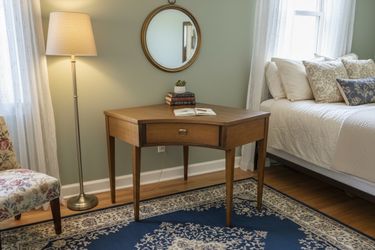 Johnson Carper Mcm corner desk/vanity table