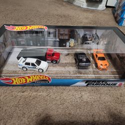 Hot Wheels Diorama Box Set Fast And Furious Original 
