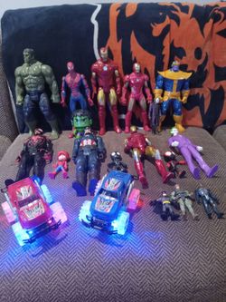 Super hereos and light up trucks