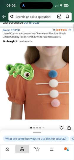 Tangled Camelion With Magnet Attachement