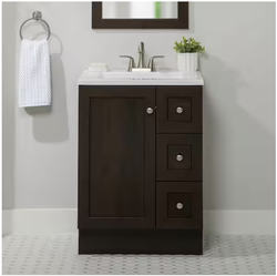 Glacier Bay Bathroom Vanity with Cultured Marble Top