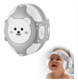 Baby Earmuffs 25dB NRR – Noise Cancelling Headphones for Babies 0-36 Months | Fontanel-Safe Adjustable Headband | Infant Ear Protection for Airplane,F