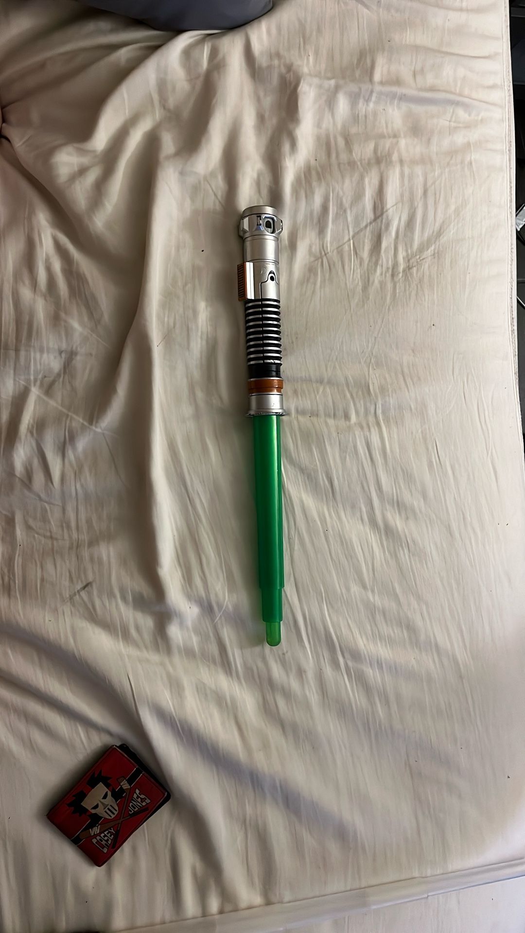 Star Wars Luke Skywalker green extendable lightsaber