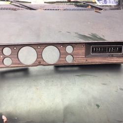 Old Car Part Dashboard Gauges Cover