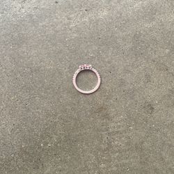 Pink Bow Pandora Ring