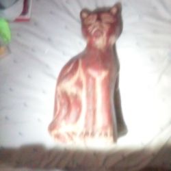 17" TERRACOTTA CAT (Ceramic)