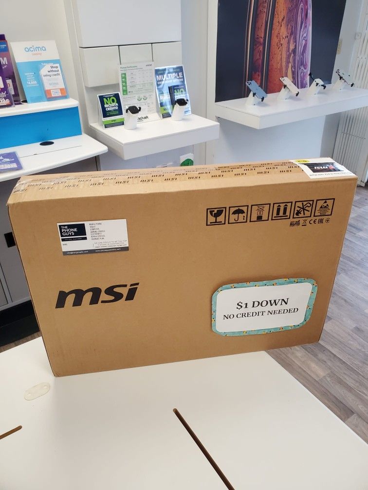 New MSI GF63 15.6" Gaming Laptop 90 DAY WARRANTY $1 DOWN NO CREDIT NEEDED,New Products : American Fashion Style Bags On Sale