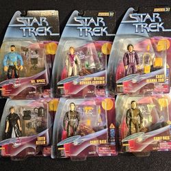 Vintage 1997 Set Of All 6 Star Trek Warp Factor Series 3 (MOC)