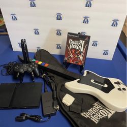 Ps2 Slim With wireless Guitar