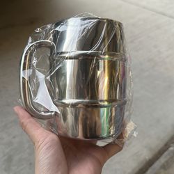 Stainless steel double walled cup