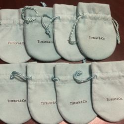 Tiffany & Co. Light Blue Jewelry Pouches