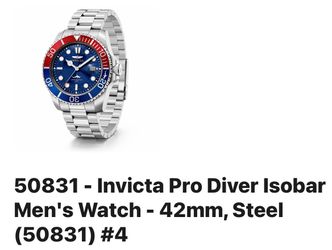 Invicta (Pepsi) Pro Diver Isobar Men's Watch - 42mm Make Offer