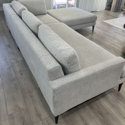 West Elm Andes Sofa Grey
