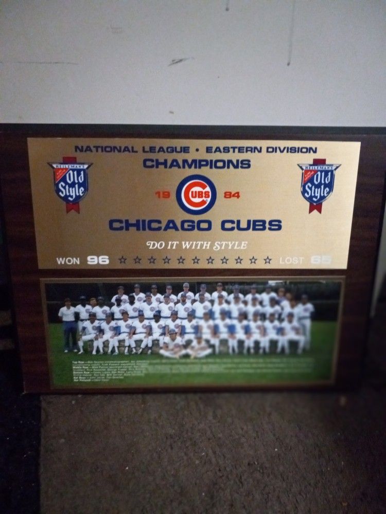 Chicago Cubs Plaque