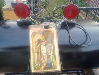 12volt Magnet Tow Break/Turn Signal Light And Trailer Wiring