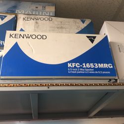 Kenwood 6.5 Marine  Inch Car Audio Speakers 