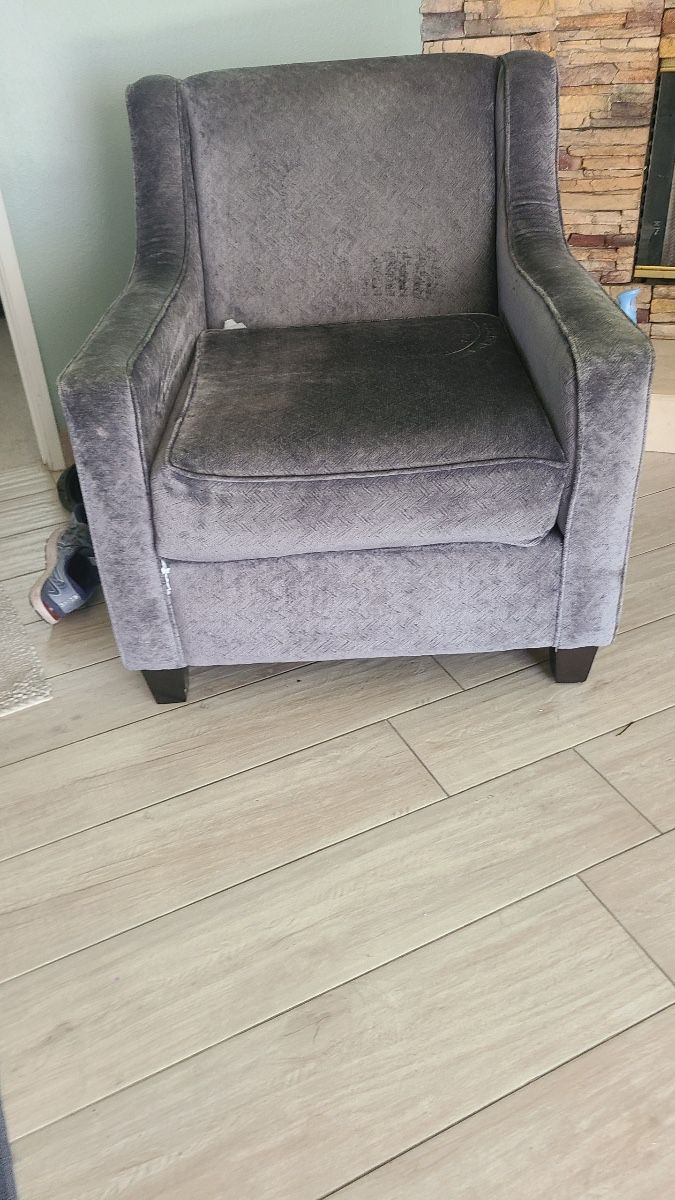 Grey Firm Couch 