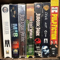Vhs movie lot. Movie series, sealed vhs.