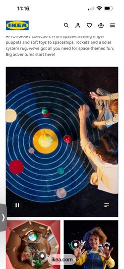 Space rug kids