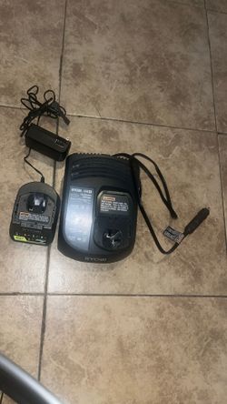 Set Of 2 House And Portable Charger For Ryobi Drill