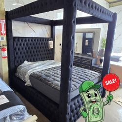 Canopy Style Bedframe $699 QUEEN NEW