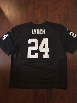 Raiders Lynch stitched jerseys size Medium &4x. $50 each