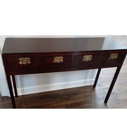 Antique Console Table with Drawers