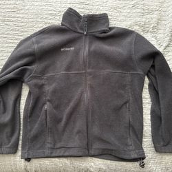 Men’s Black Columbia Jacket - Large