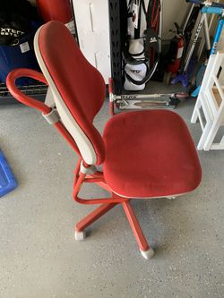 Kids Red Height Adjustable Chair- From Switzerland 