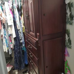 6ft. Tall Cherry Armoire 