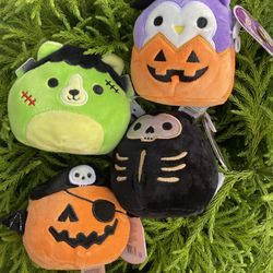 4 halloween squishmallow 4”