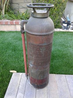 Vintage 1940s fire extinguisher