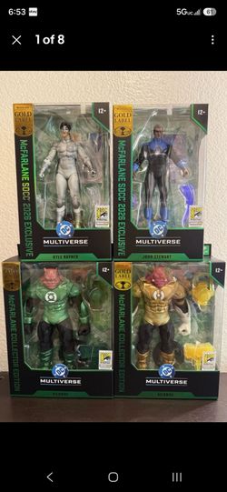 SDCC DC Green Latern 4 Exclusives