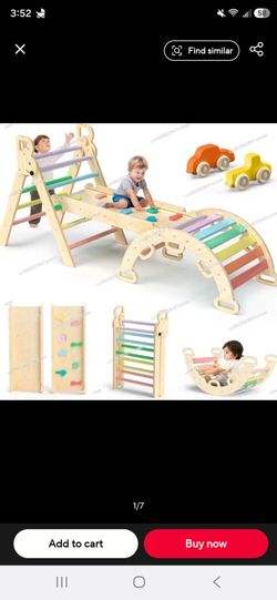 Montessori wooden Pikler Triangle Set