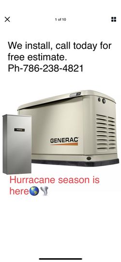 Generators installation.