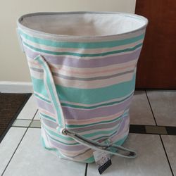 Extra Large New Canvas Tote Basket/ Laundry Hamper 