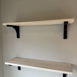 IKEA Shelves (x 2) / RAMSHULT Brackets (x 4)