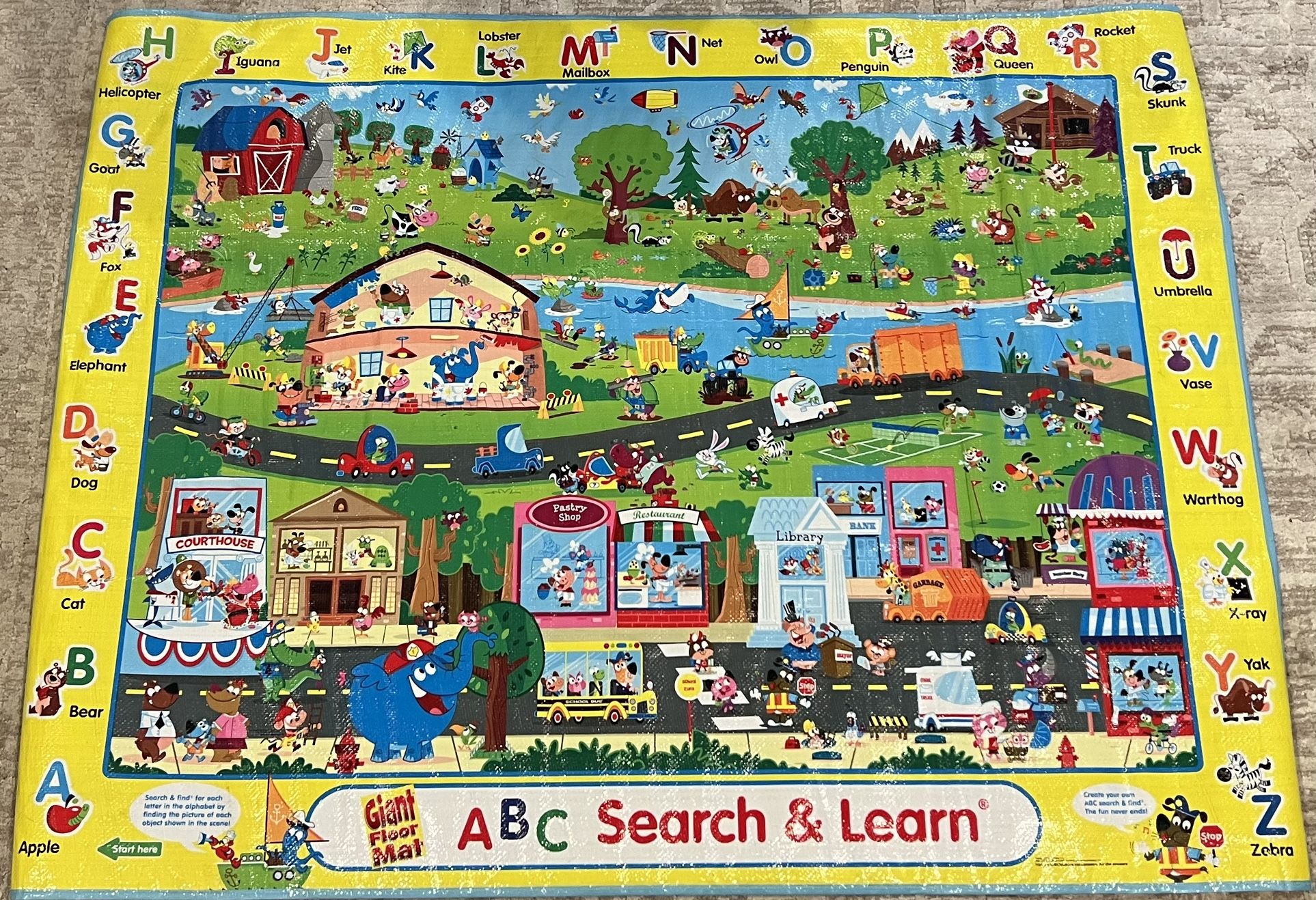 Giant Learning ABC (Wall Or Floor) Mat - Letter Recognition · Big Adventure Alphabet