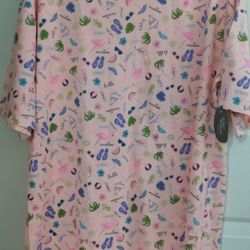 BRAND NEW - PRETTY PASTEL COTTON SLEEPSHIRT $3.