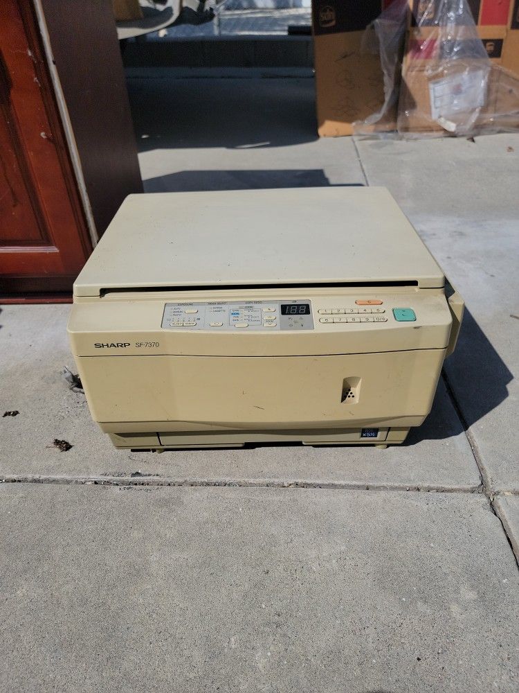 Sharp Sf 7370 Copy Machine