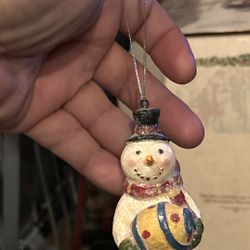 SNOWMAN CHRISTMAS ORNAMENT 