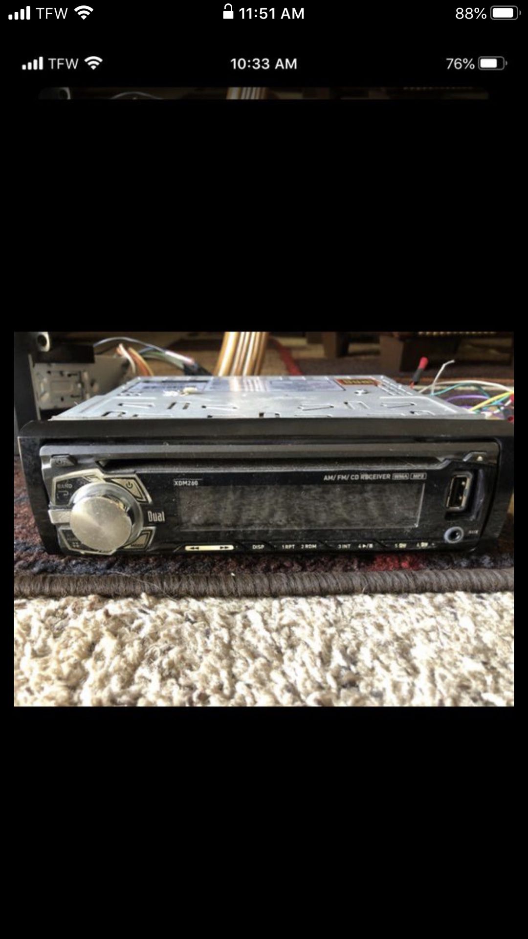 Dual MP3/CD Receiver (stereo)