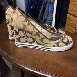 Coach wedges 
