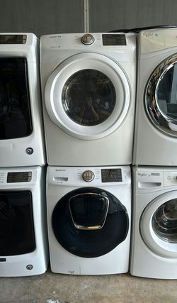 Samsung Front Load Set - Large Capacity & Stackable